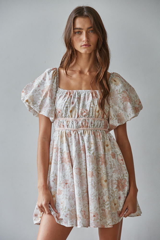 Elise Floral Mini Dress