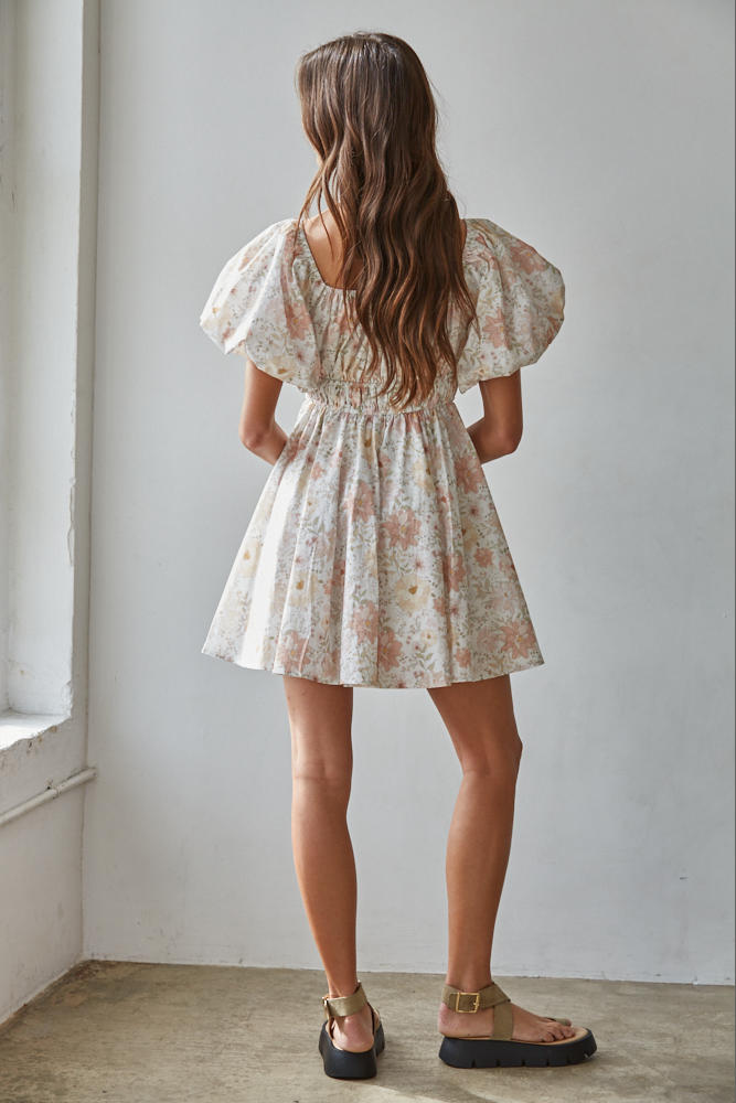 Elise Floral Mini Dress